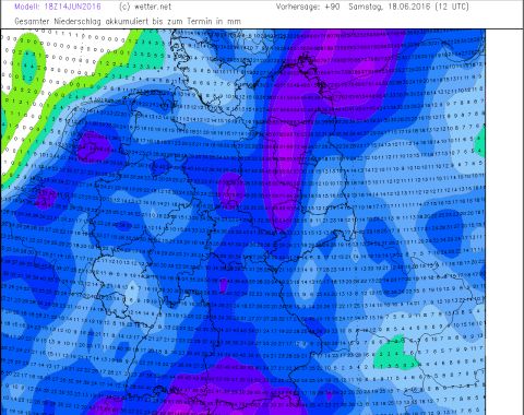 Unwetterkarte 480 Unwetterkarte 480