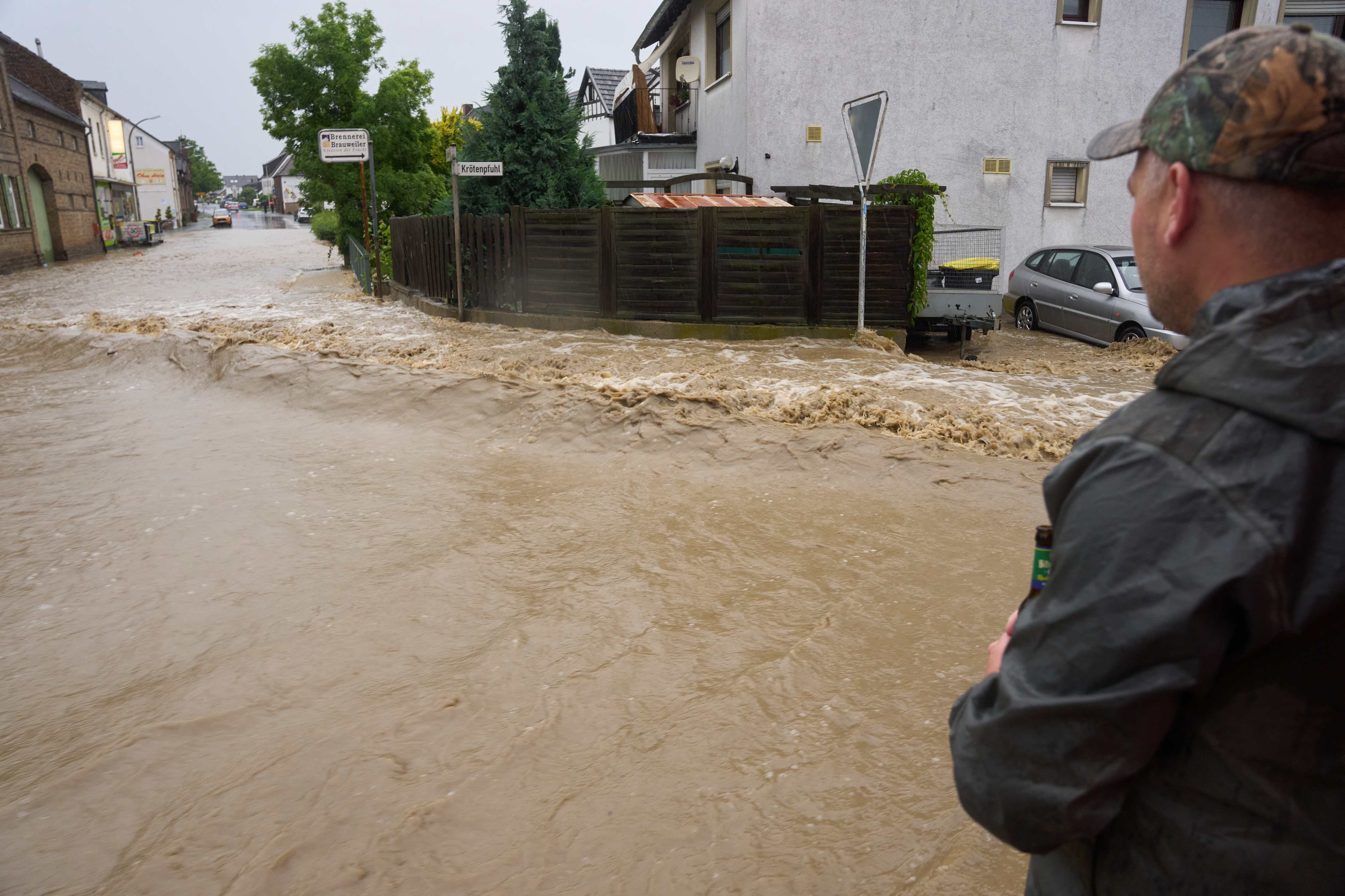 Kreis Bingen Risse Überschwemmung Faksimile_E 13507 Zerstörungen in Heidesheim 